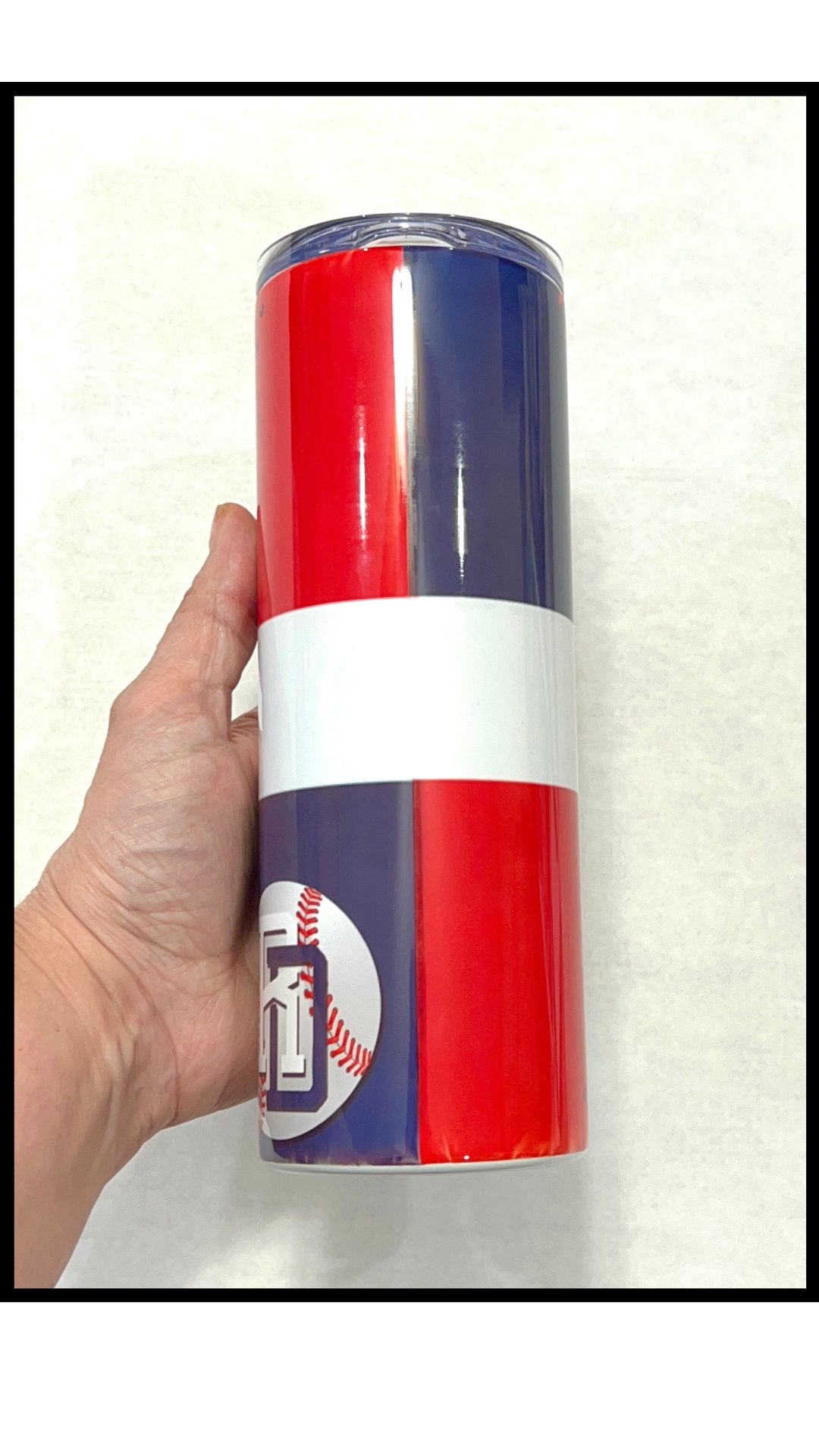 Dominican Republic Baseball Tumbler