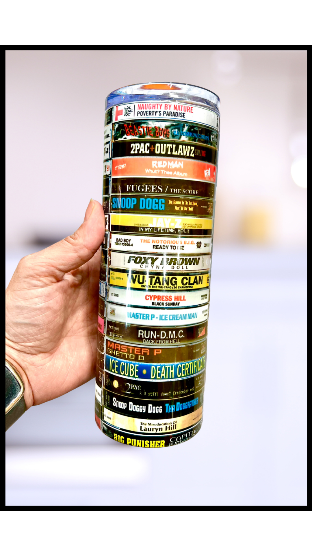 90s Hip Hop Tumbler
