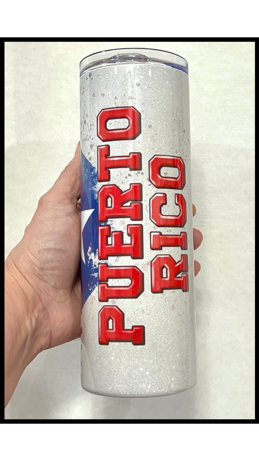 Puerto Rico Baseball Tumbler