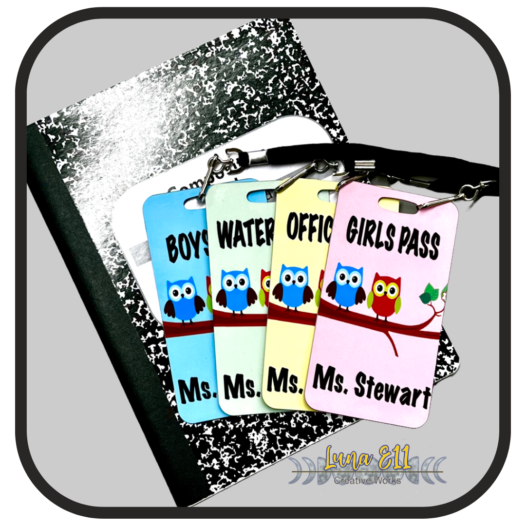 Sitting Owls Hall Passes