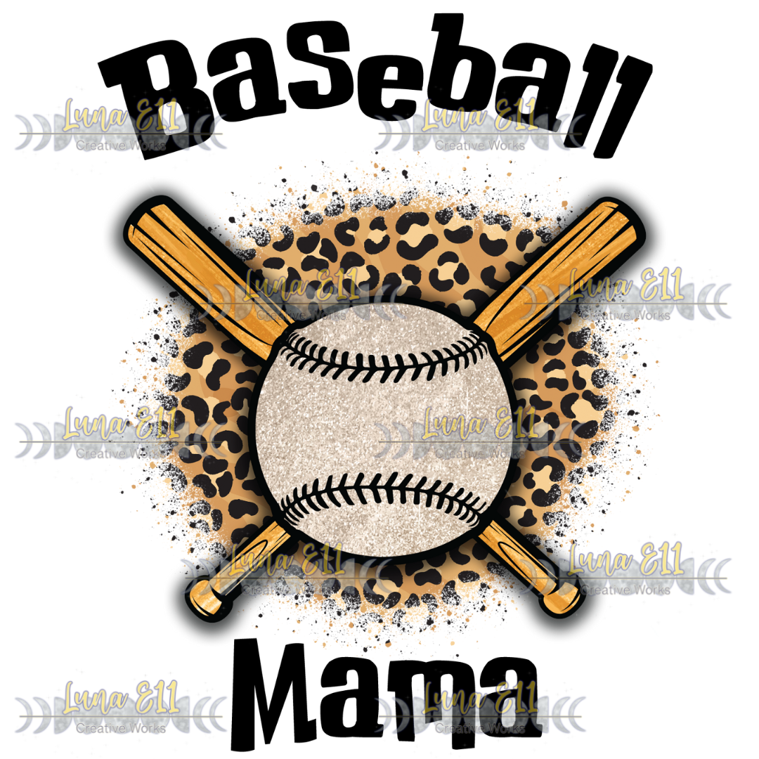 Baseball Mama Sublimation Transfer