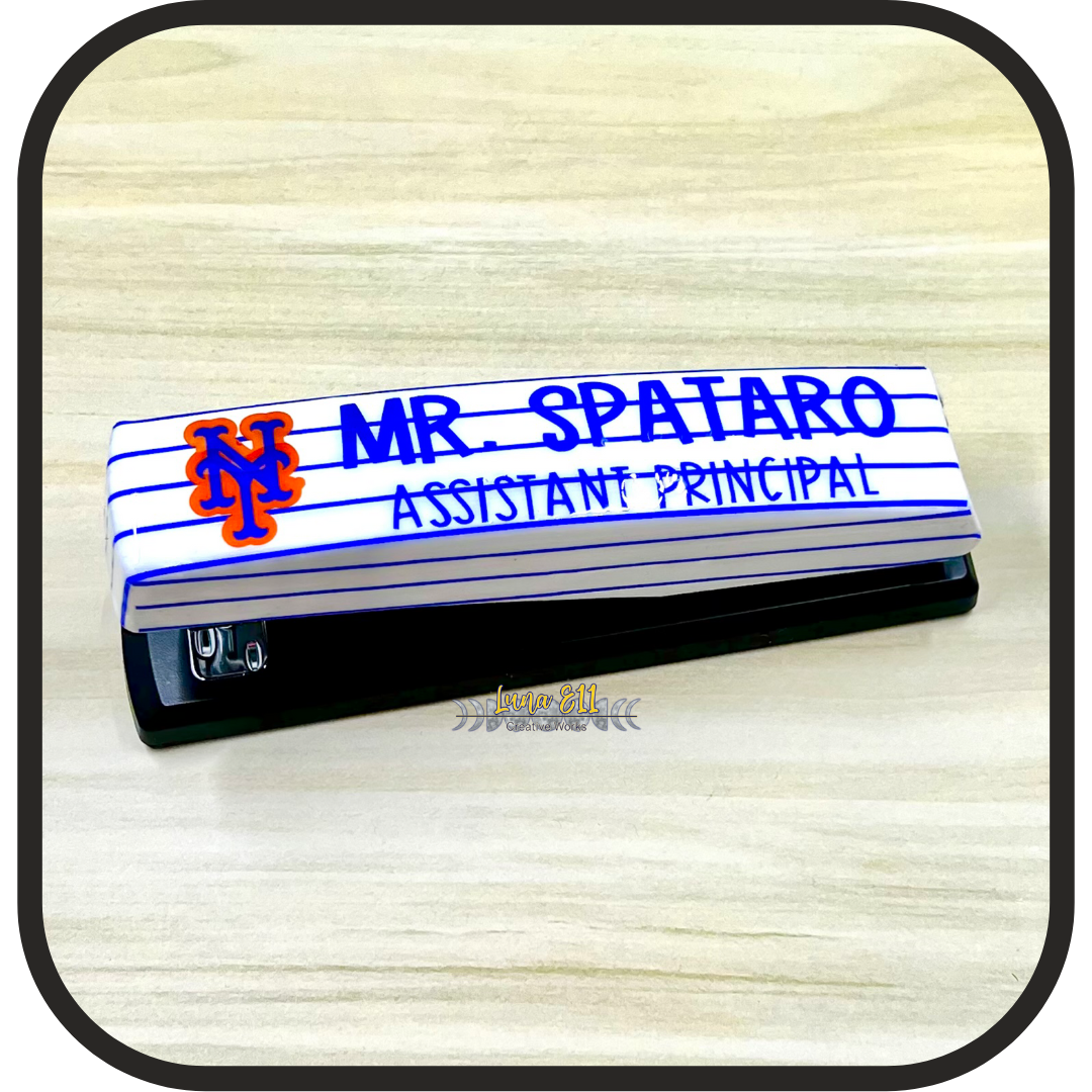 Mets Personalized Stapler