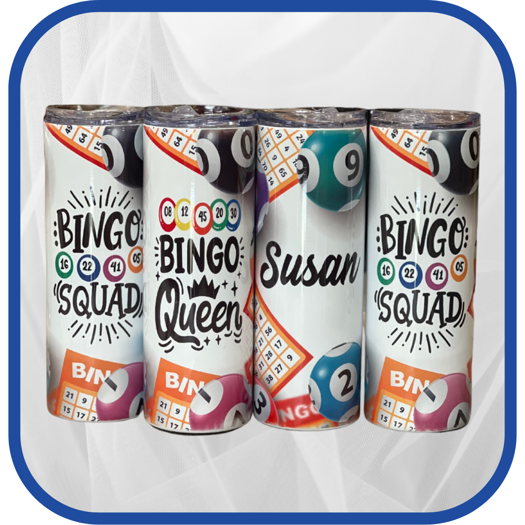 Bingo Queen and Bingo Squad Tumblers