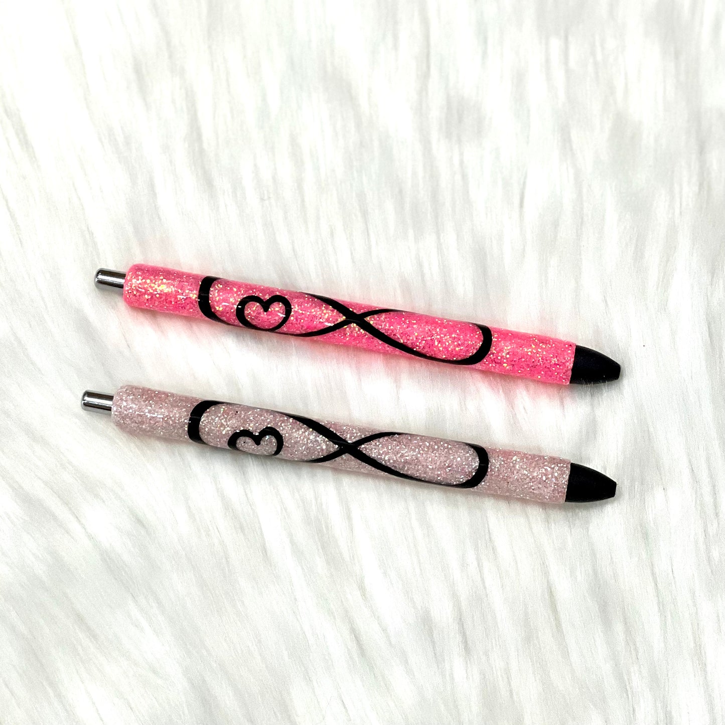 Infinity Heart Glitter Gel Pens