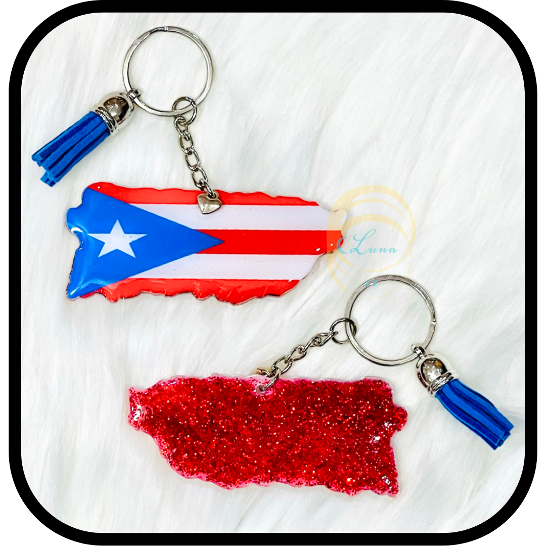 Puerto Rico Keychain