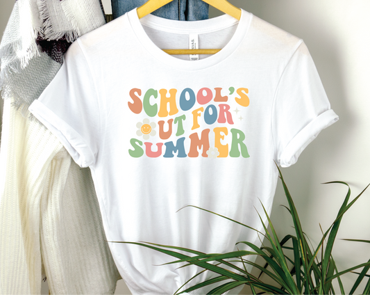 School's Out For Summer Boho T-Shirt