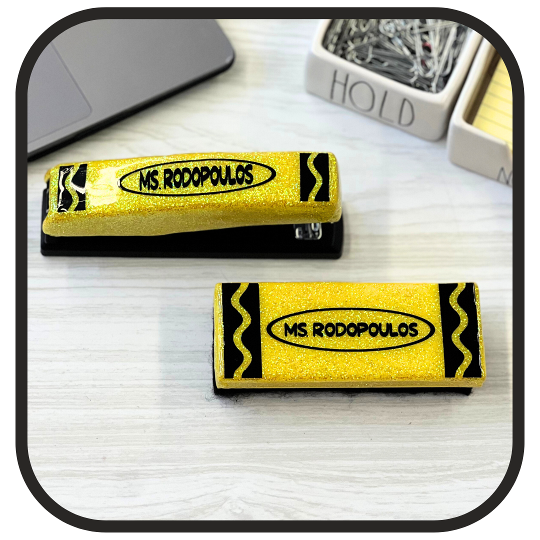 Crayon Inspired Personalized Eraser