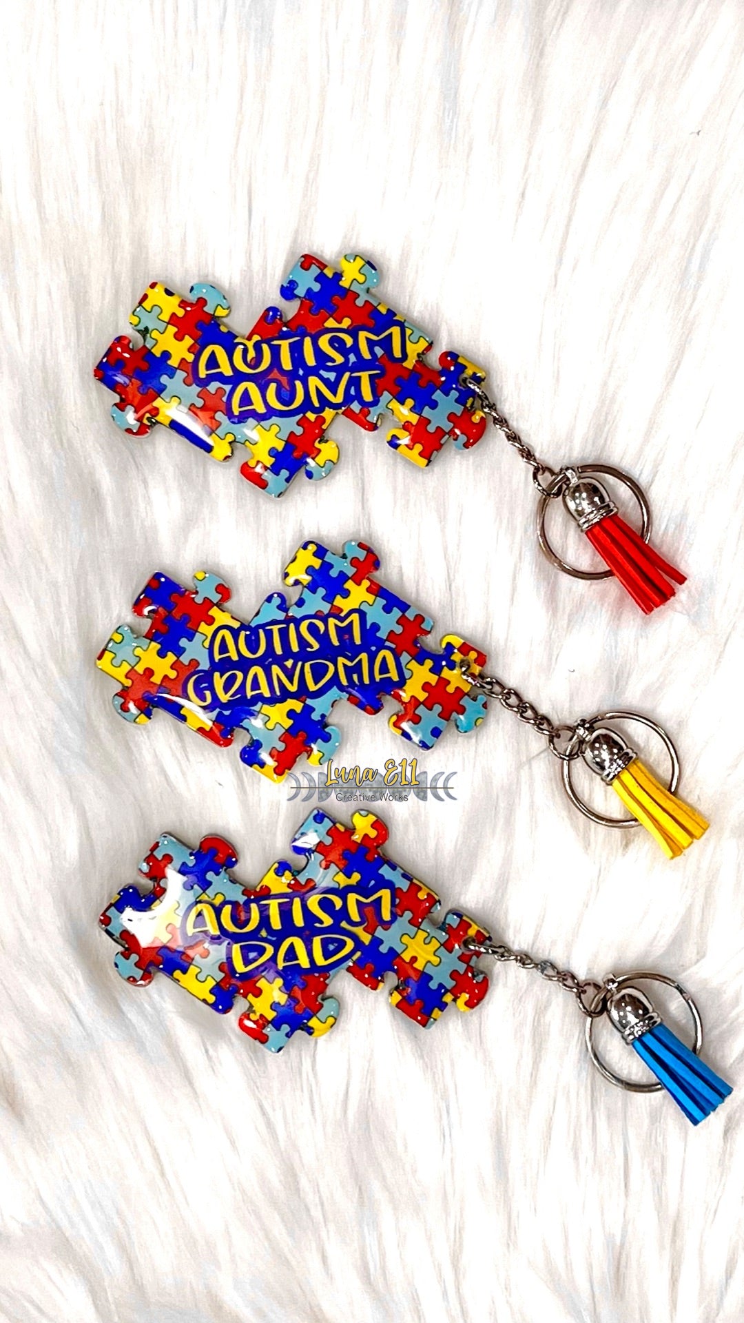 Autism Keychains - Ready to Ship