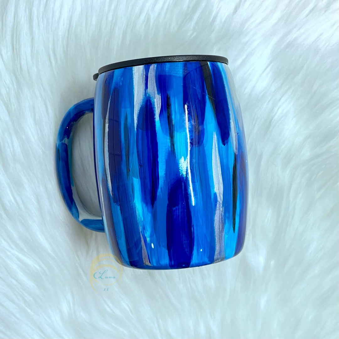 Hand Painted Brushstroke Mug