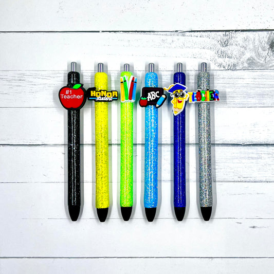 Teacher & School Charm Pens