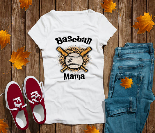 Baseball Mama Personalized T Shirt